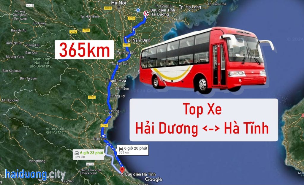 xe khách hà tĩnh hải dương, nhà xe hải dương hà tĩnh